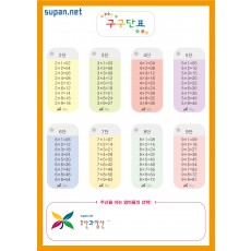 구구단표(100장)
